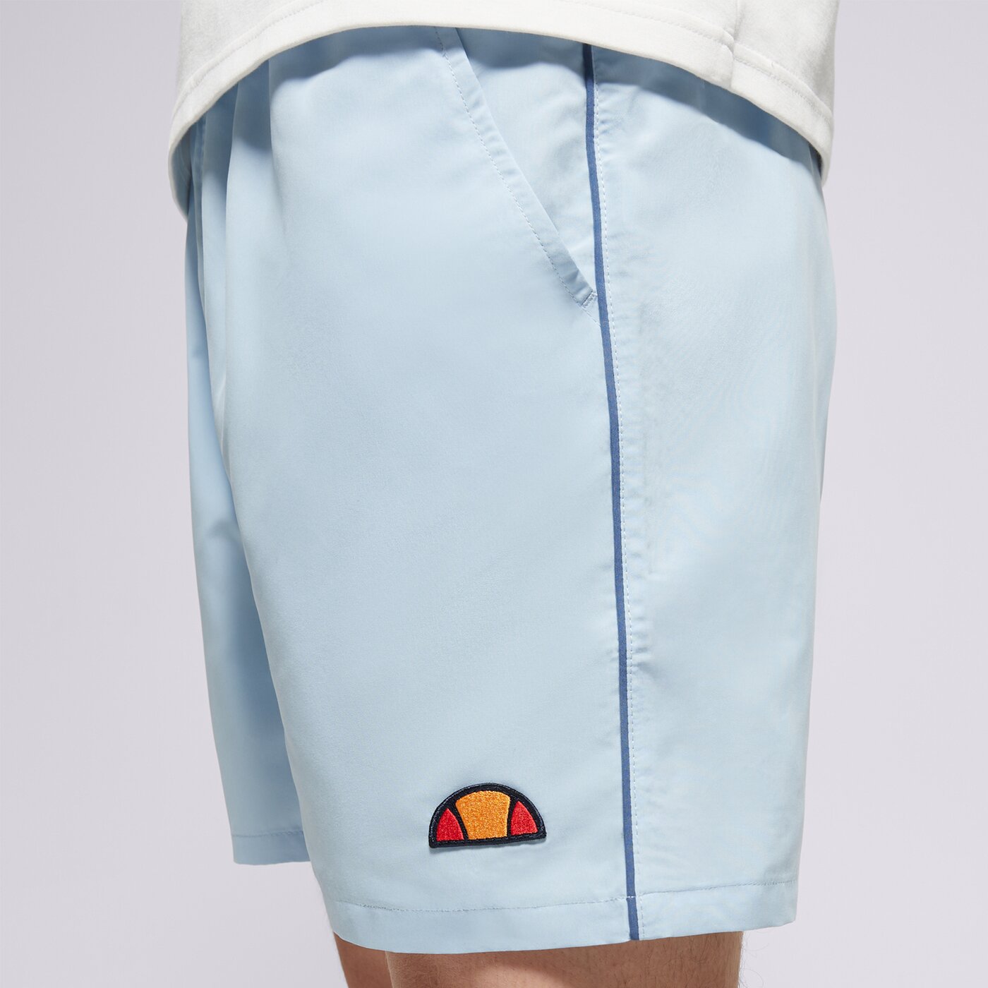 Мъжки къси панталони ELLESSE ШОРТИ DEM SLACKERS SWIM SHORT LBLUE/NAVY shz00938427 цвят син