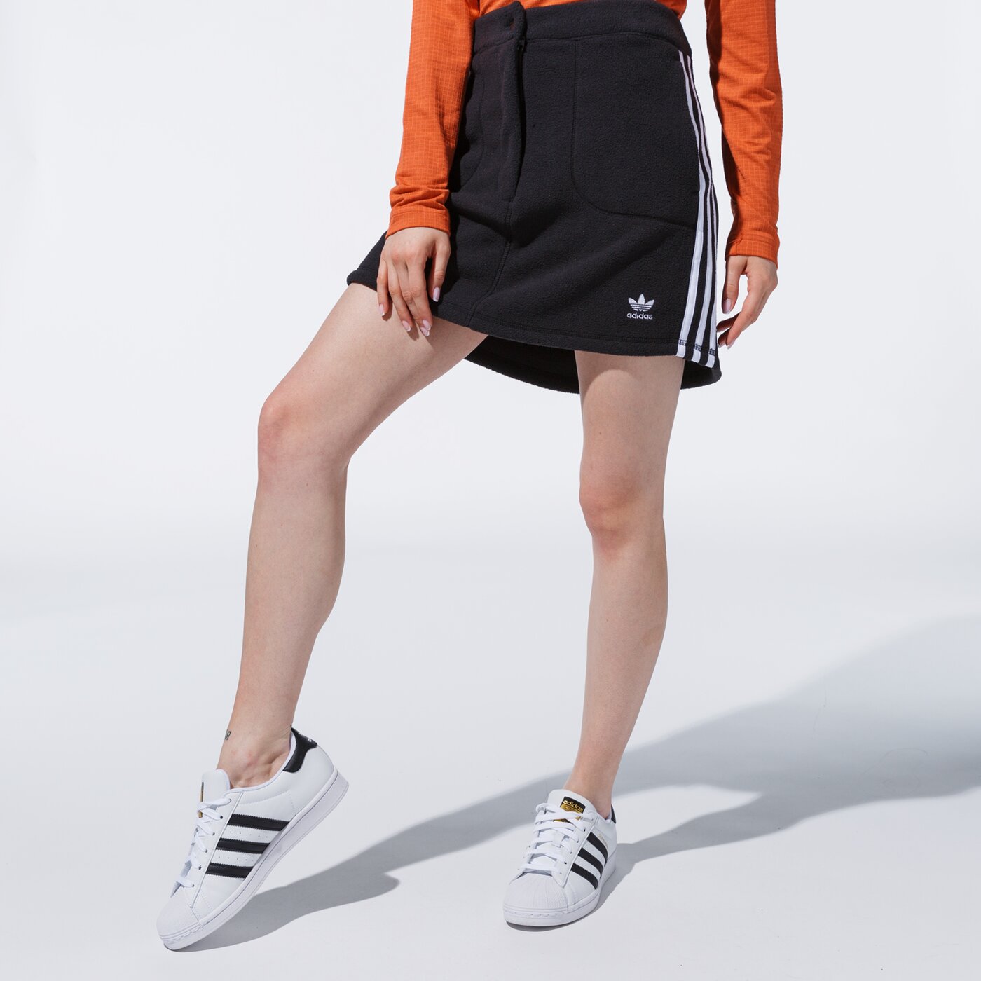 Дамски ADIDAS ПОЛА FLEECE SKIRT gn2800 цвят черен