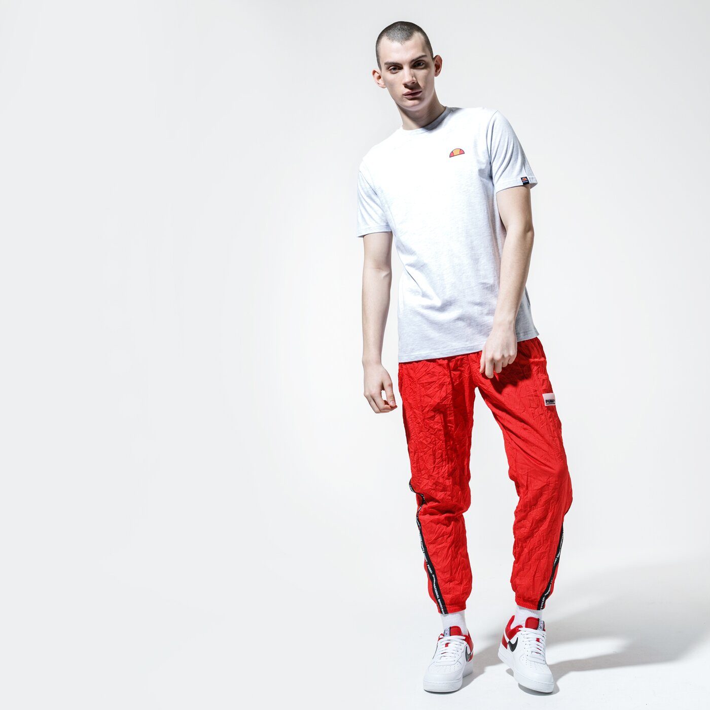 Мъжка тениска ELLESSE ТЕНИСКА KOSI she09994whitemarl цвят сив