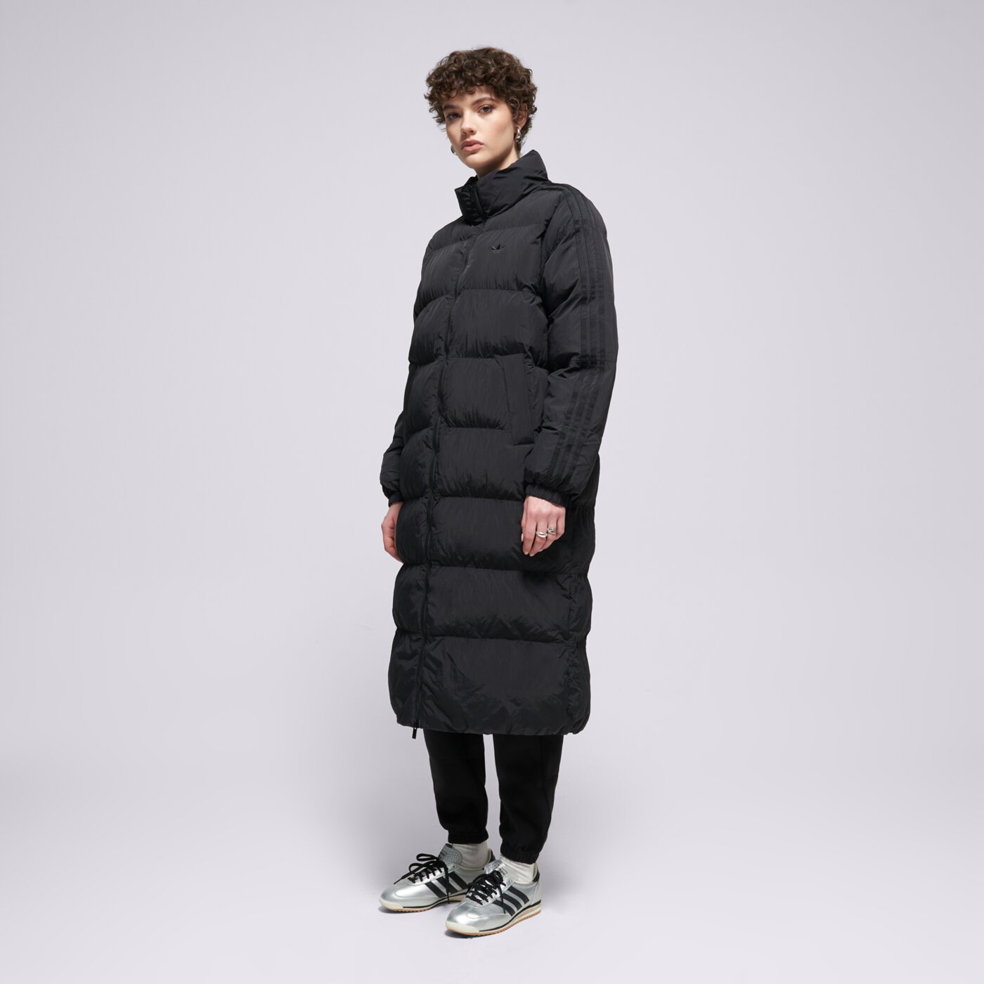 Дамско зимно яке ADIDAS ЯКЕ LONG PUFFER jx2957 цвят черен