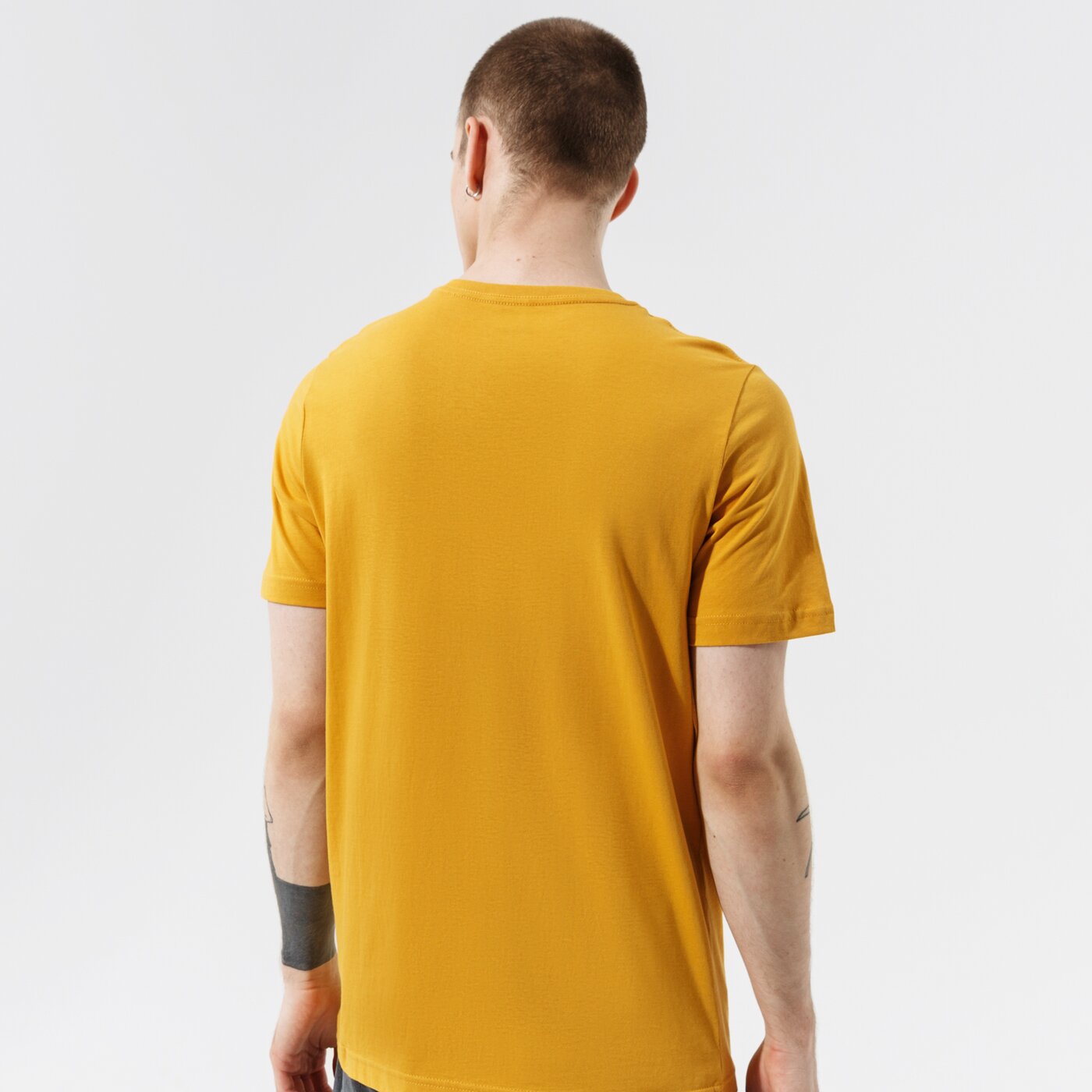 Мъжка тениска PUMA ТЕНИСКА ESS LOGO TEE (S) - MINERAL YELLOW 58666737 цвят жълт