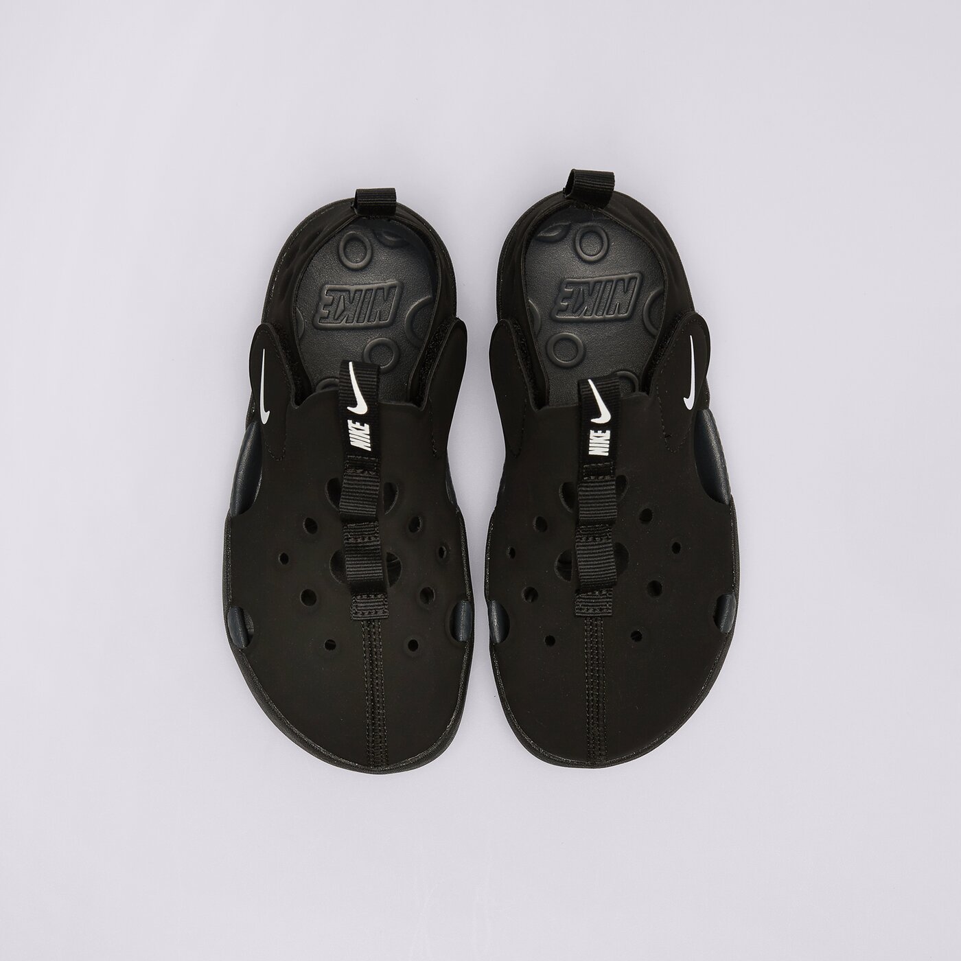 Детски чехли и сандали NIKE SUNRAY PROTECT 4 BP hf6277-001 цвят черен