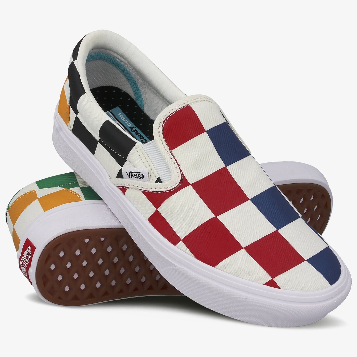 Дамски маратонки VANS UA COMFYCUSH SLIP- ON vn0a3wmdw921 цвят бял