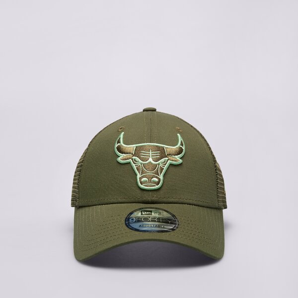 Мъжка шапка с козирка NEW ERA ШАПКА NBA 940 TRUCKER BULLS CHICAGO BULLS 60503605 цвят каки