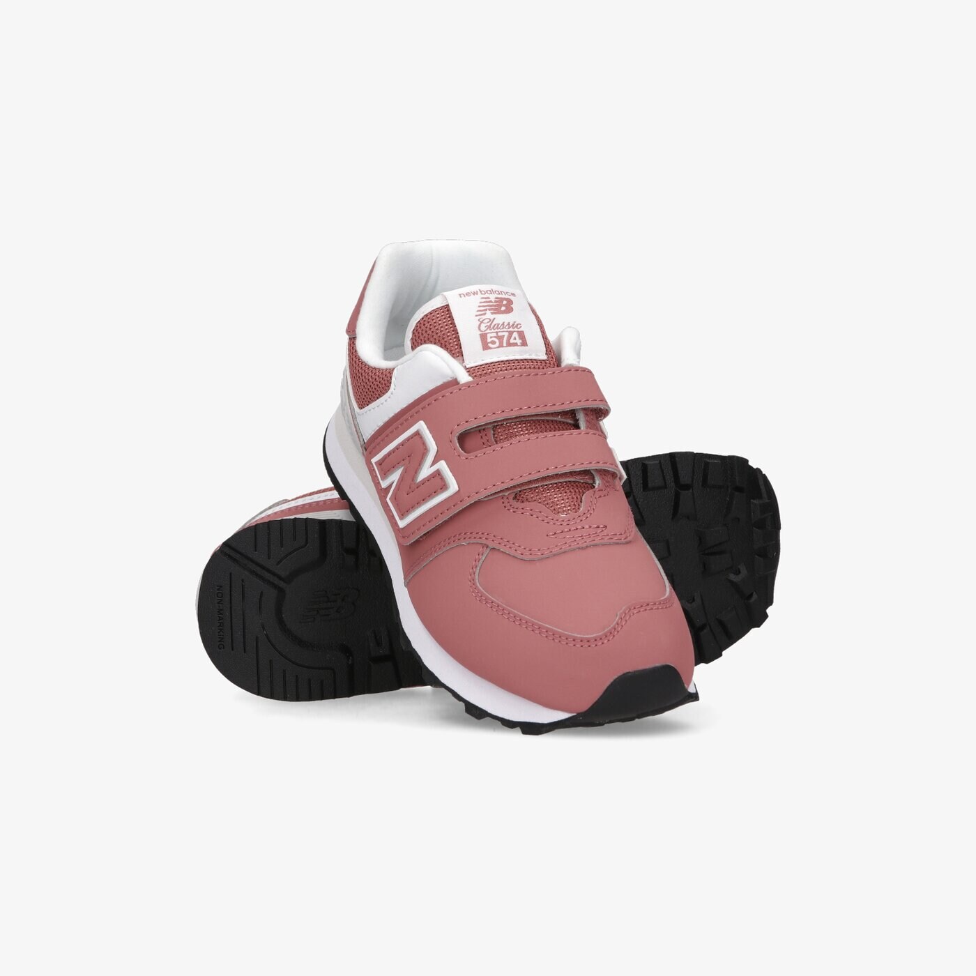 Детски маратонки NEW BALANCE 574  pv574md1 цвят розов