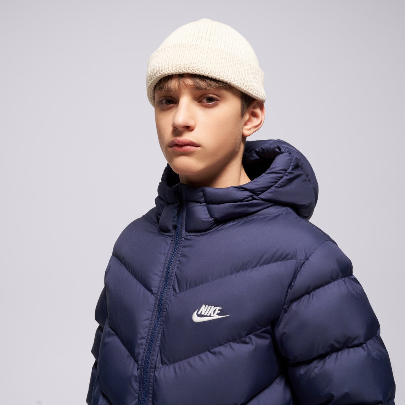 Детска преходно яке NIKE ЯКЕ ПУХЕН K NSW TF ADP PUFFER BOY hq4976-410 цвят тъмносин