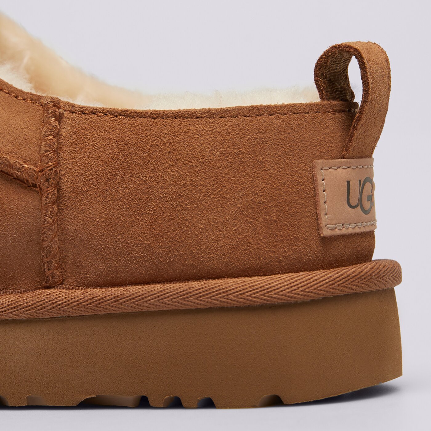 Дамски кежуал UGG CLASSIC MICRO 1173891-che цвят кафяв