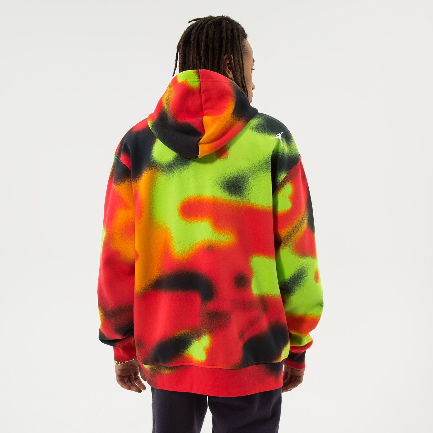 Мъжки суичър JORDAN СУИТЧЪР С КАЧУЛКА M J FLT MVP AOP FLC PO dv4587-612 цвят червен