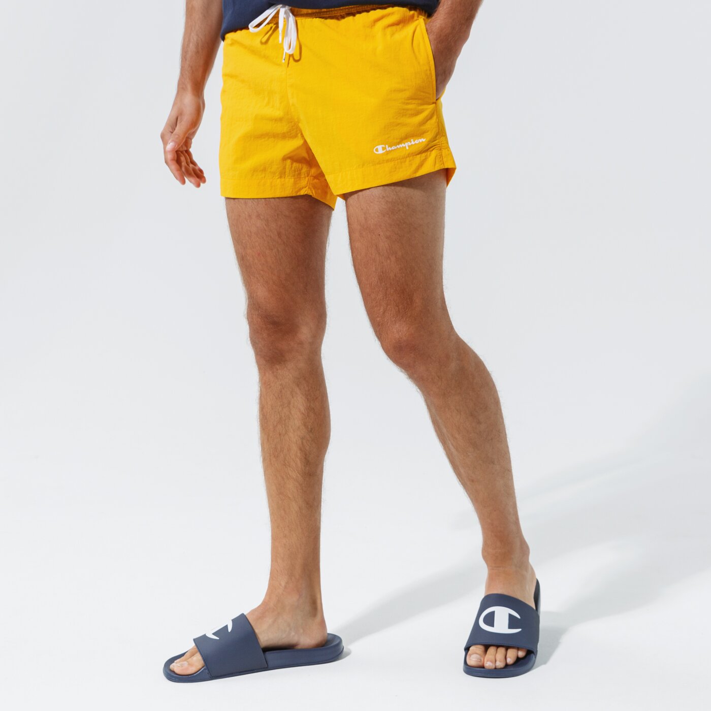 Мъжки къси панталони CHAMPION ШОРТИ BEACHSHORT 216074ys058 цвят жълт