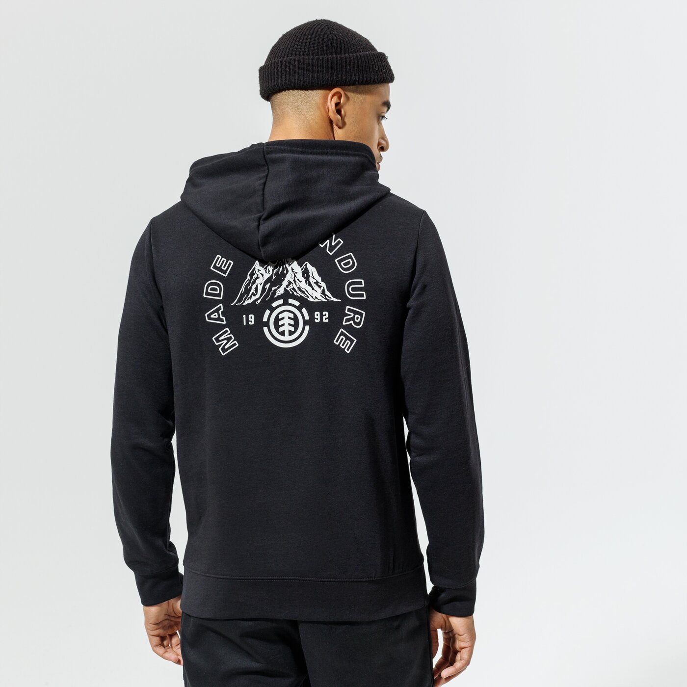 Мъжки суичър ELEMENT СУИТЧЪР С КАЧУЛКА IVYHILL HOOD z1hoe13732 цвят черен