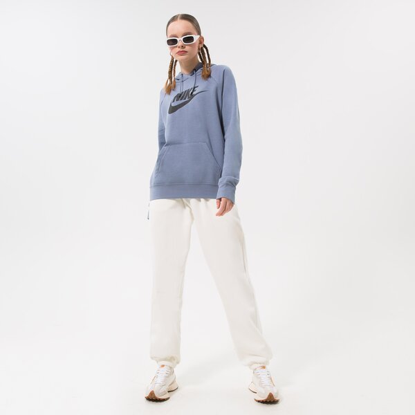 Дамски суичър NIKE СУИТЧЪР С КАЧУЛКА W NSW ESSNTL HOODIE PO HBR dx2319-493 цвят син