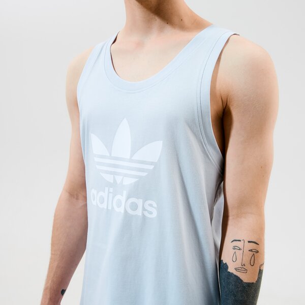 Мъжка тениска ADIDAS ПОТНИК TREFOIL ПОТНИК gn3488 цвят син