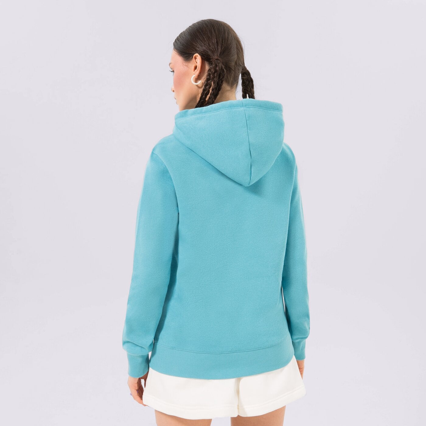 Дамски суичър CHAMPION СУИТЧЪР С КАЧУЛКА HOODED SWEATSHIRT 115687bs157 цвят син