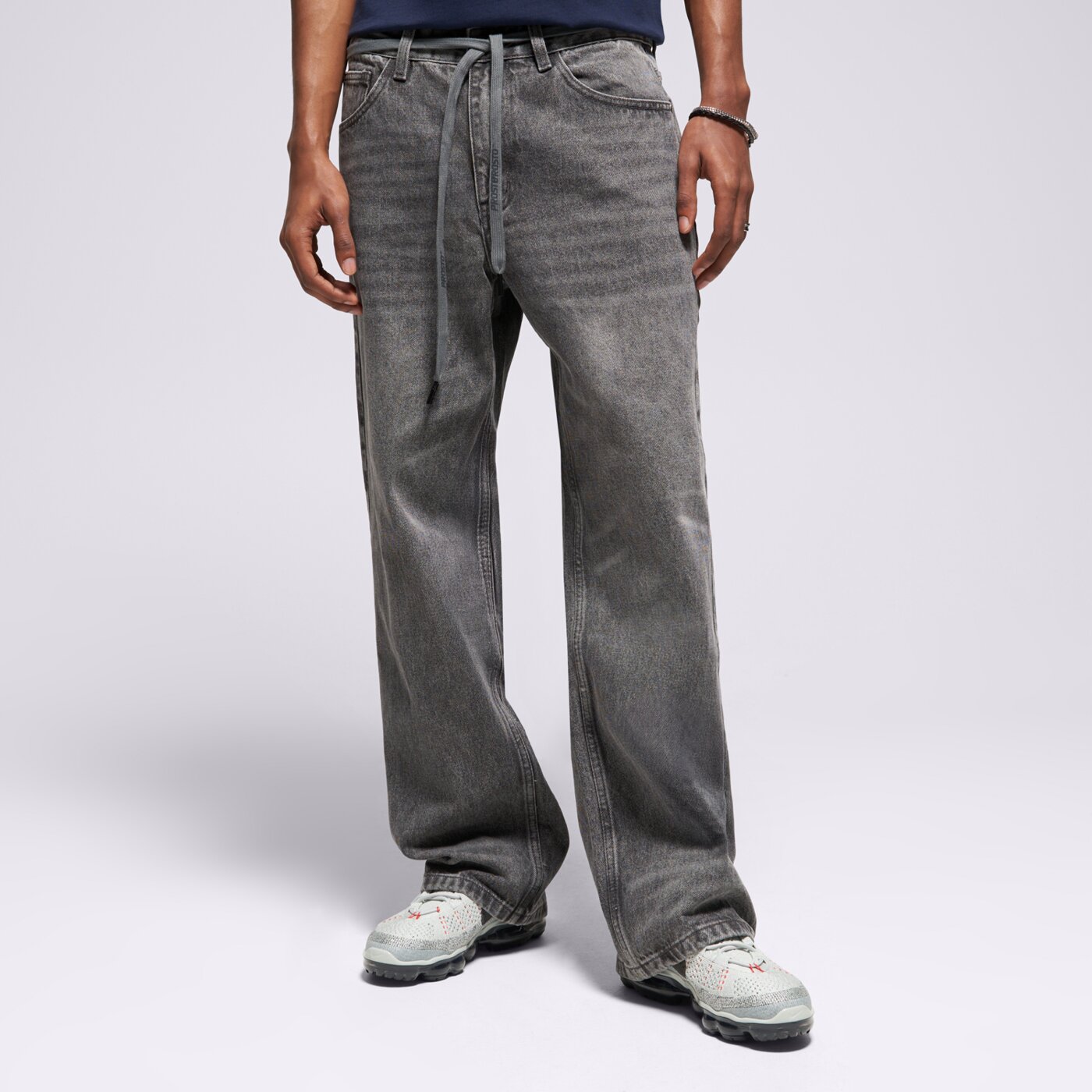 Мъжки панталони PROSTO ДЪНКОВИ ПАНТАЛОНИ BAGGY TARMAC LIGHT GRAY kl252mpan3011 цвят сив