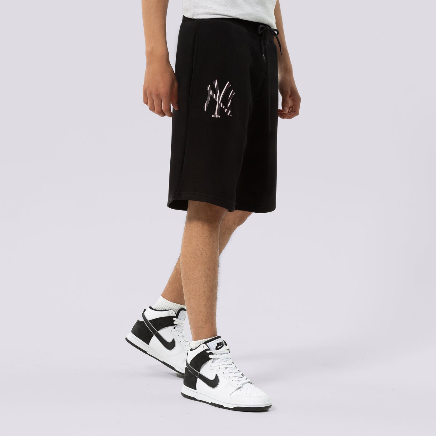 Мъжки къси панталони NEW ERA ШОРТИ MLB SEA INFILL TEAM NYY BLK 13083942 цвят черен