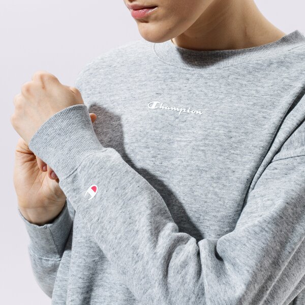 Дамски суичър CHAMPION СУИТЧЪР CREWNECK SWEATSHIRT 112588em029 цвят сив