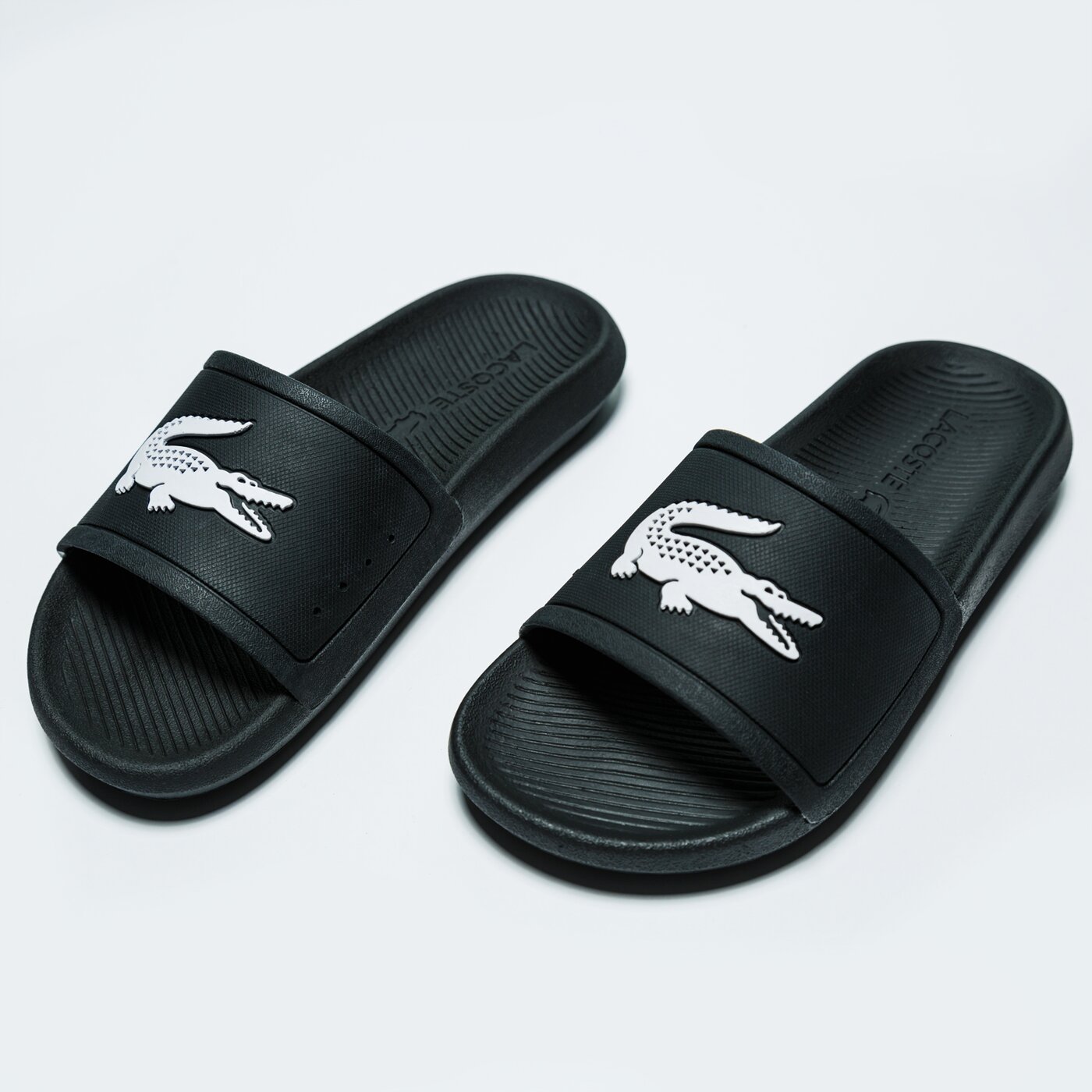 Дамски чехли и сандали LACOSTE CROCO SLIDE 119 3 CFA 737cfa0005312 цвят черен