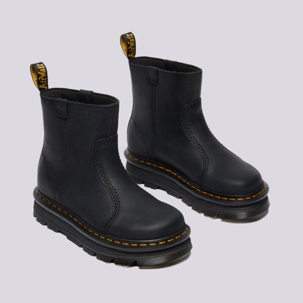 Дамски боти DR.MARTENS ZEBZAG RIGGER BOOT WARM LINED 42662001 цвят черен
