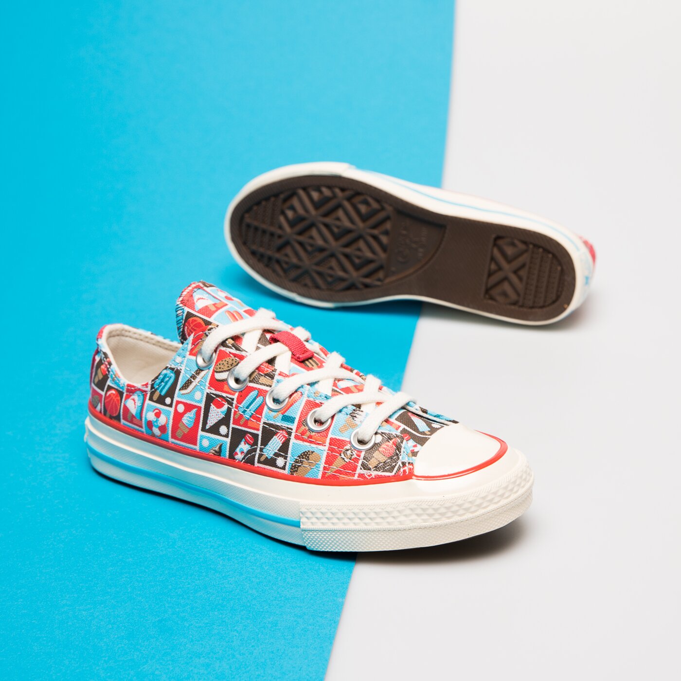 Детски маратонки CONVERSE CHUCK 70 a00519c цвят червен