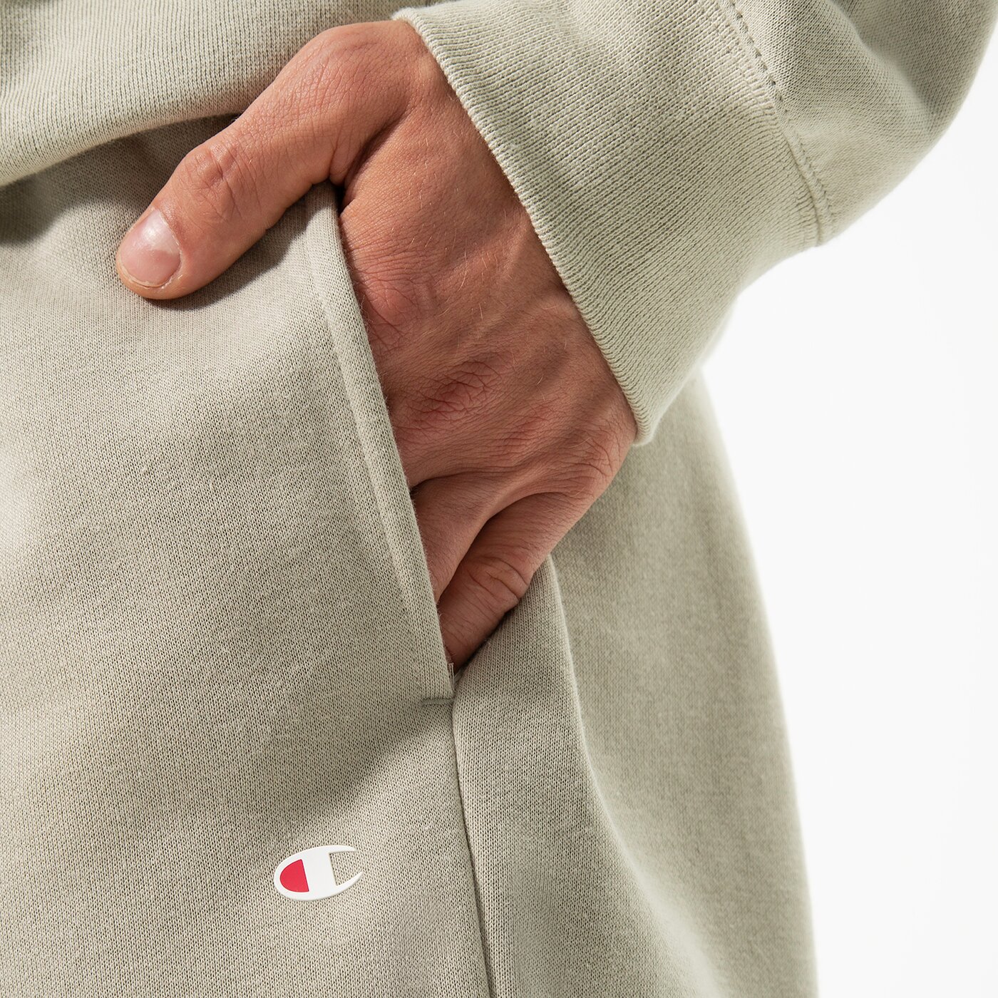 Мъжки панталони CHAMPION ПАНТАЛОНИ RIB CUFF PANTS 218341es066 цвят сив