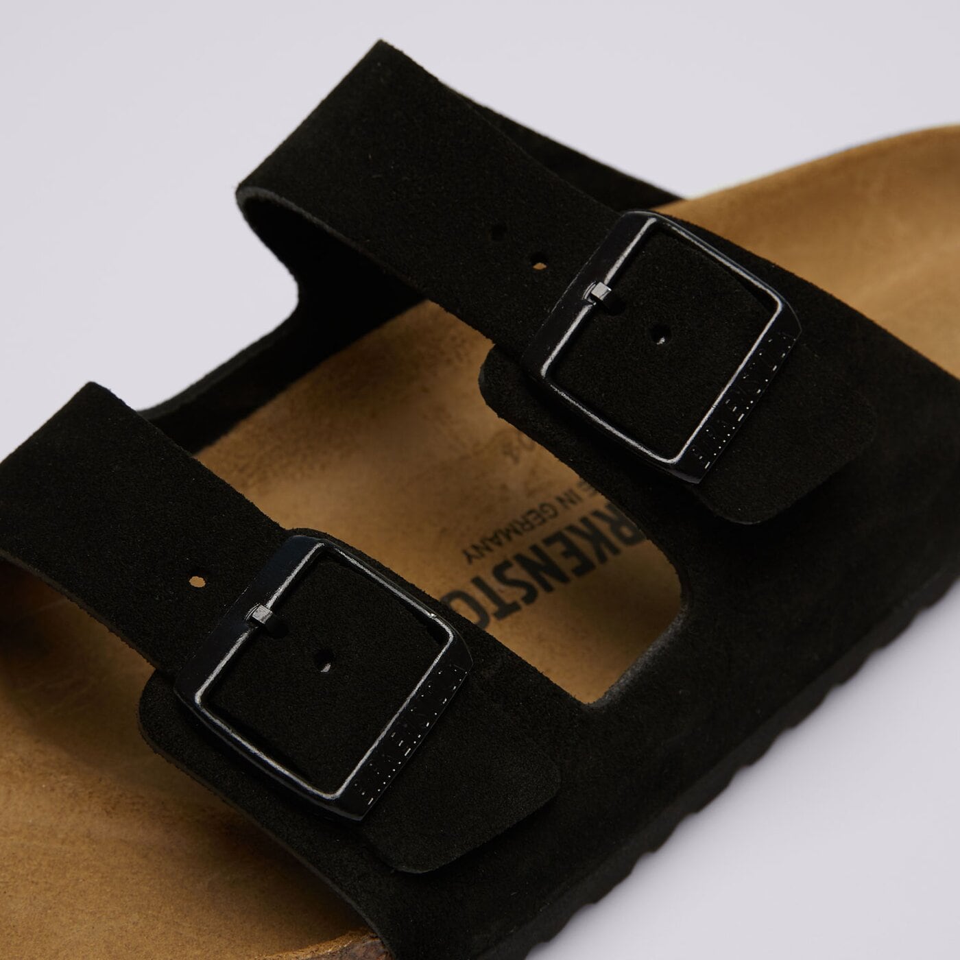 Мъжки чехли и сандали BIRKENSTOCK ARIZONA SUEDE 1027152 цвят черен