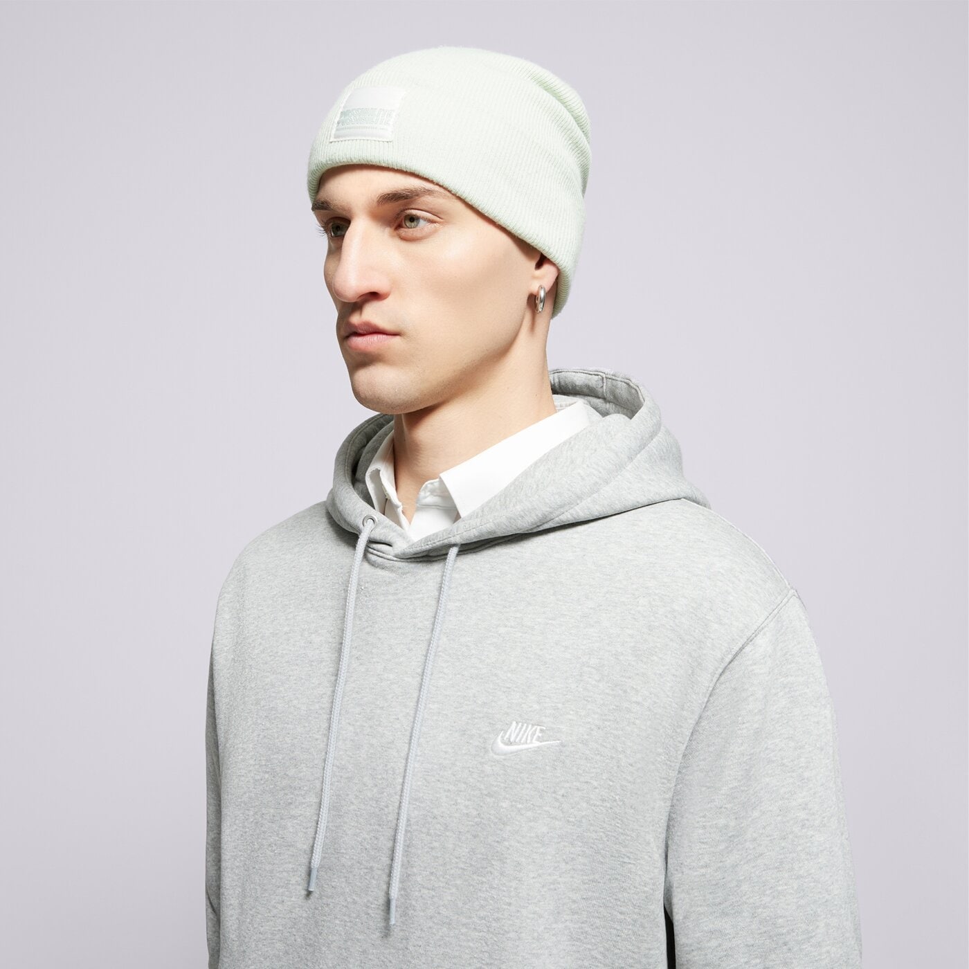Мъжки суичър NIKE СУИТЧЪР С КАЧУЛКА M NK CLUB BB PO HOODIE fn3859-063 цвят сив