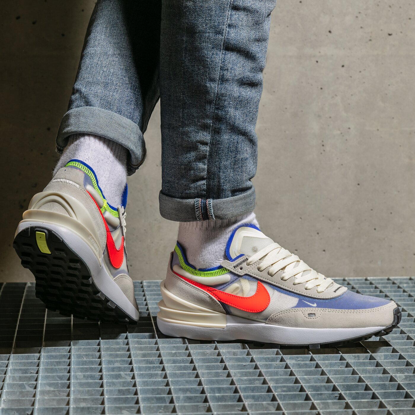 Мъжки маратонки NIKE WAFFLE ONE da7995-101 цвят бял