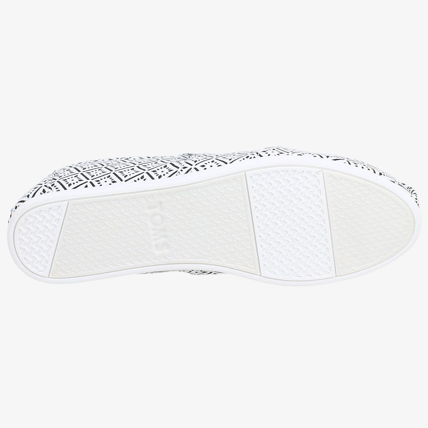 Дамски кежуал TOMS VINTAGE TILE ALPARGATA 10008032 цвят бял