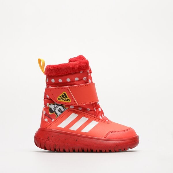 Детски зимни обувки ADIDAS WINTERPLAY MINNIE I ig7191 цвят червен