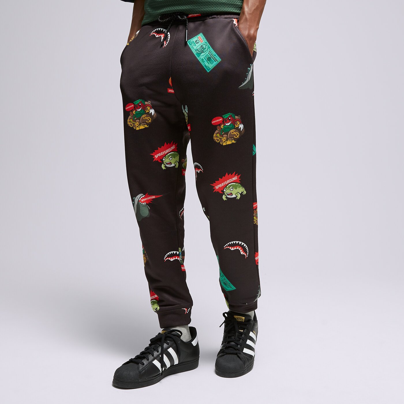 Мъжки панталони SPRAYGROUND ПАНТАЛОНИ SP110 sp110-black цвят черен