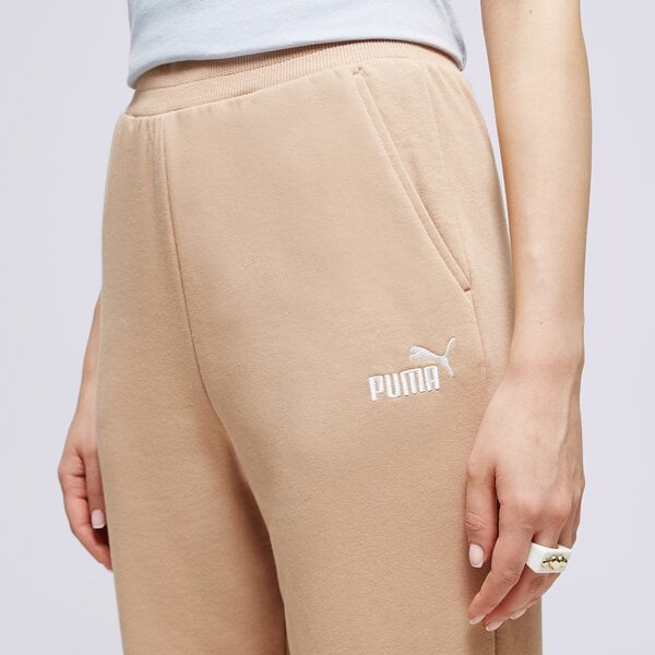 Дамски панталони PUMA ПАНТАЛОНИ ESS+ EMBROIDERY TR CL 847093 89 цвят бежов