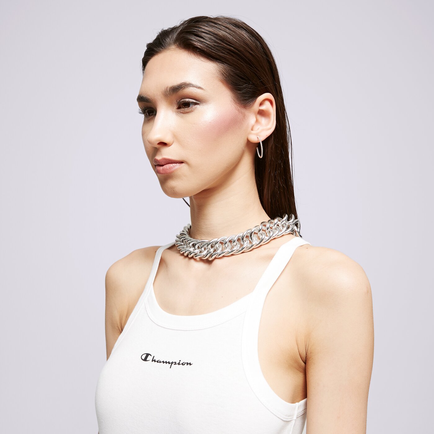 Дамска тениска CHAMPION ПОТНИК ПОТНИК ТОП 116121ww001 цвят бял