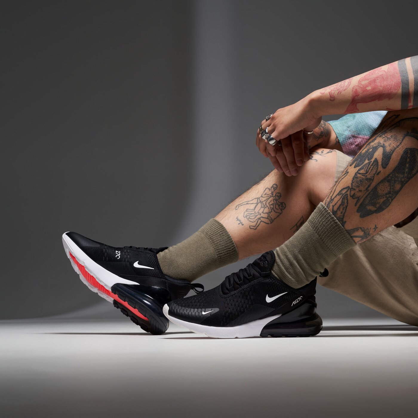 Мъжки маратонки NIKE AIR MAX 270  ah8050-002 цвят черен