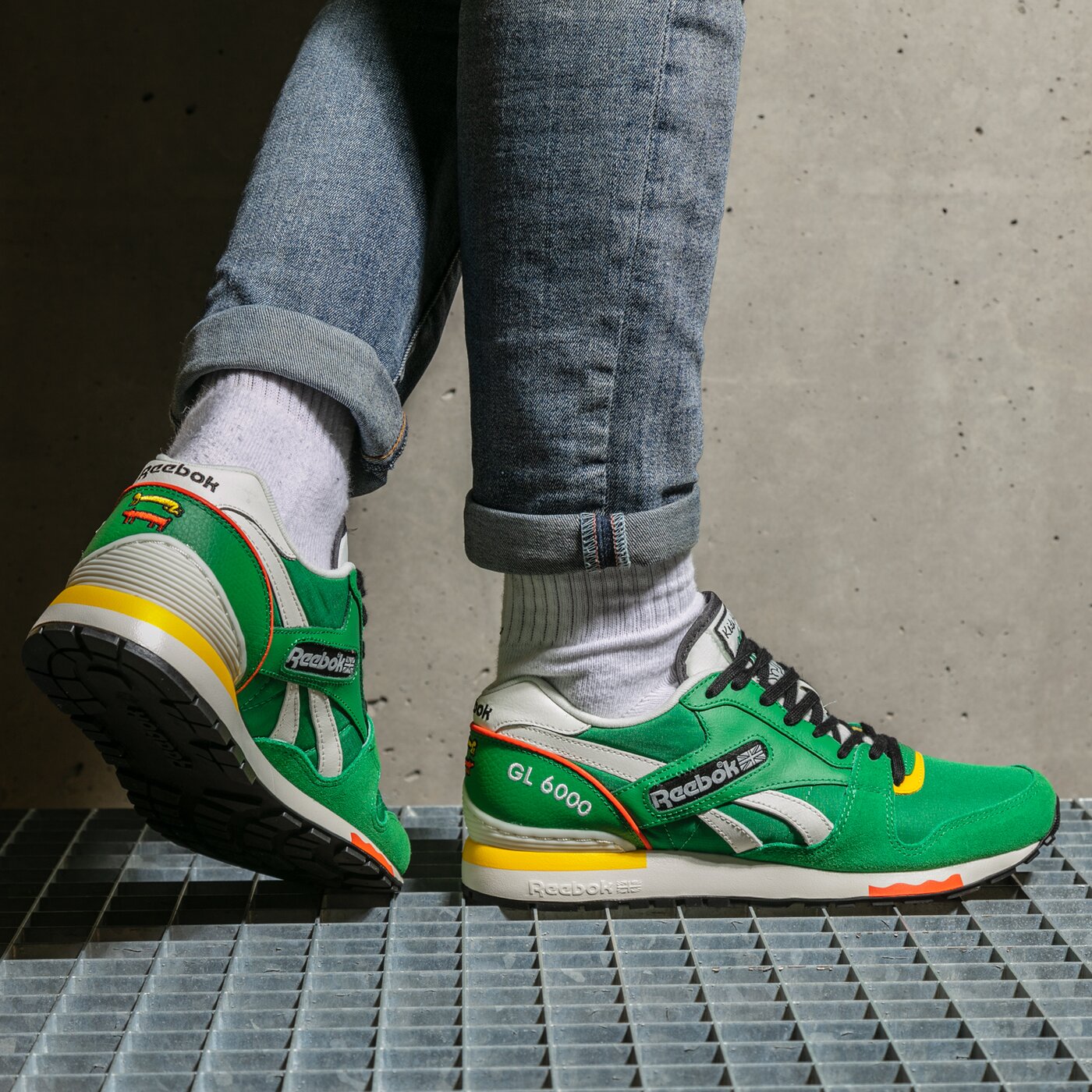 Мъжки маратонки REEBOK GL6000 KEITH HARING gz1460 цвят зелен