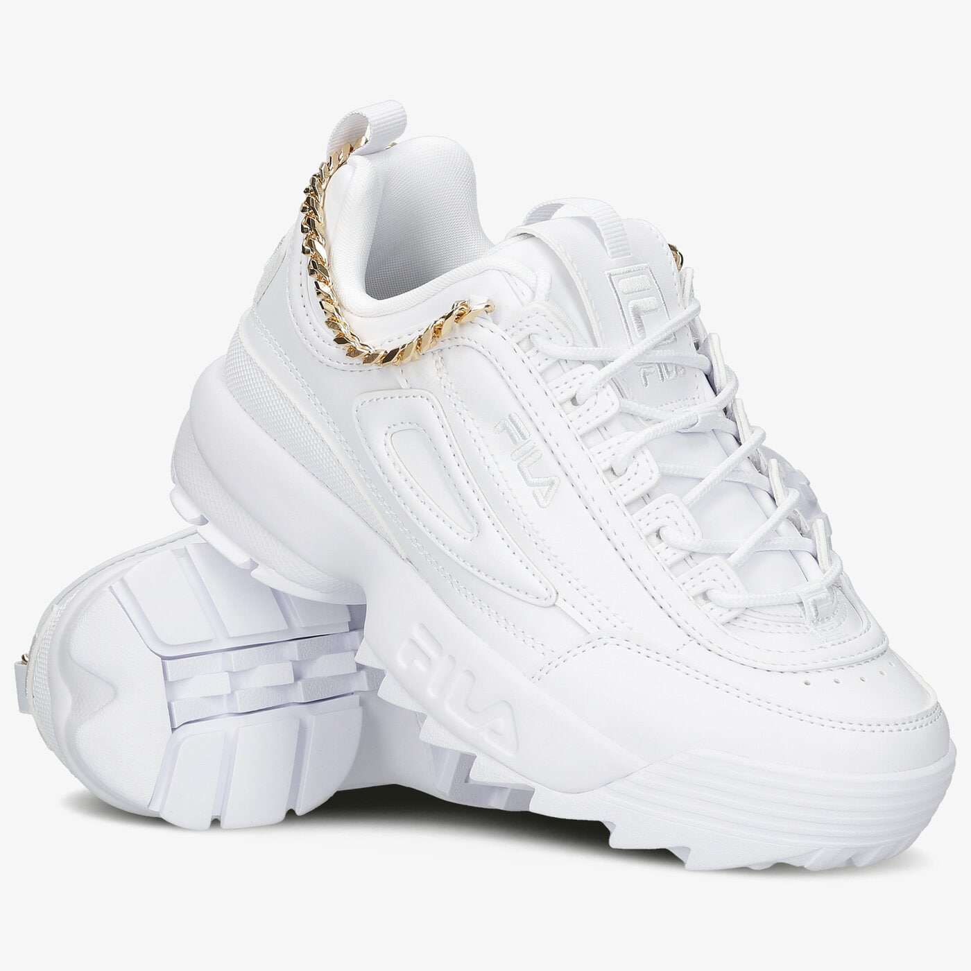 Дамски маратонки FILA DISRUPTOR CHAIN WMN 101124094t цвят бял