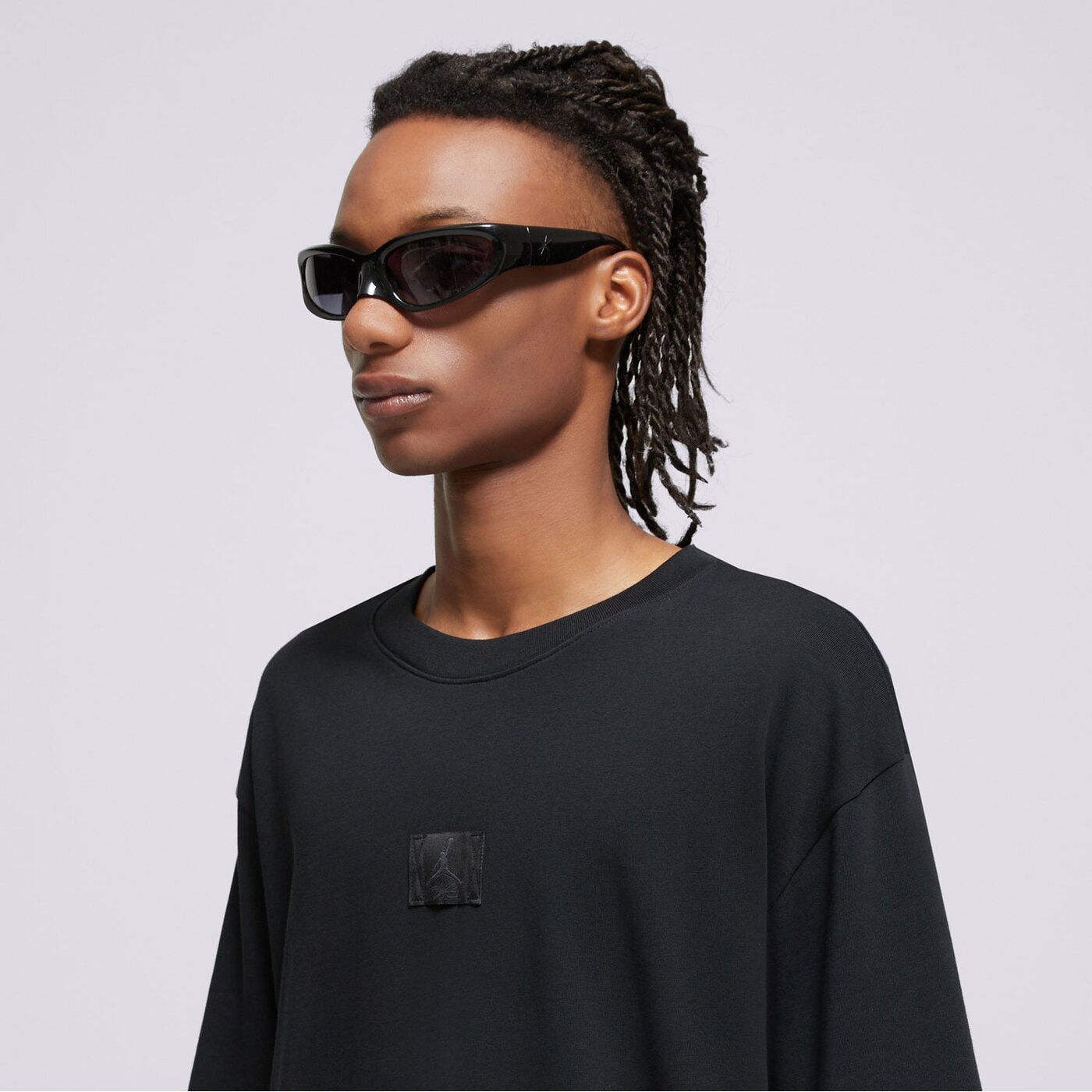 Мъжка тениска JORDAN ТЕНИСКА M J FLT ESS 85 SS CREW fz1912-010 цвят черен