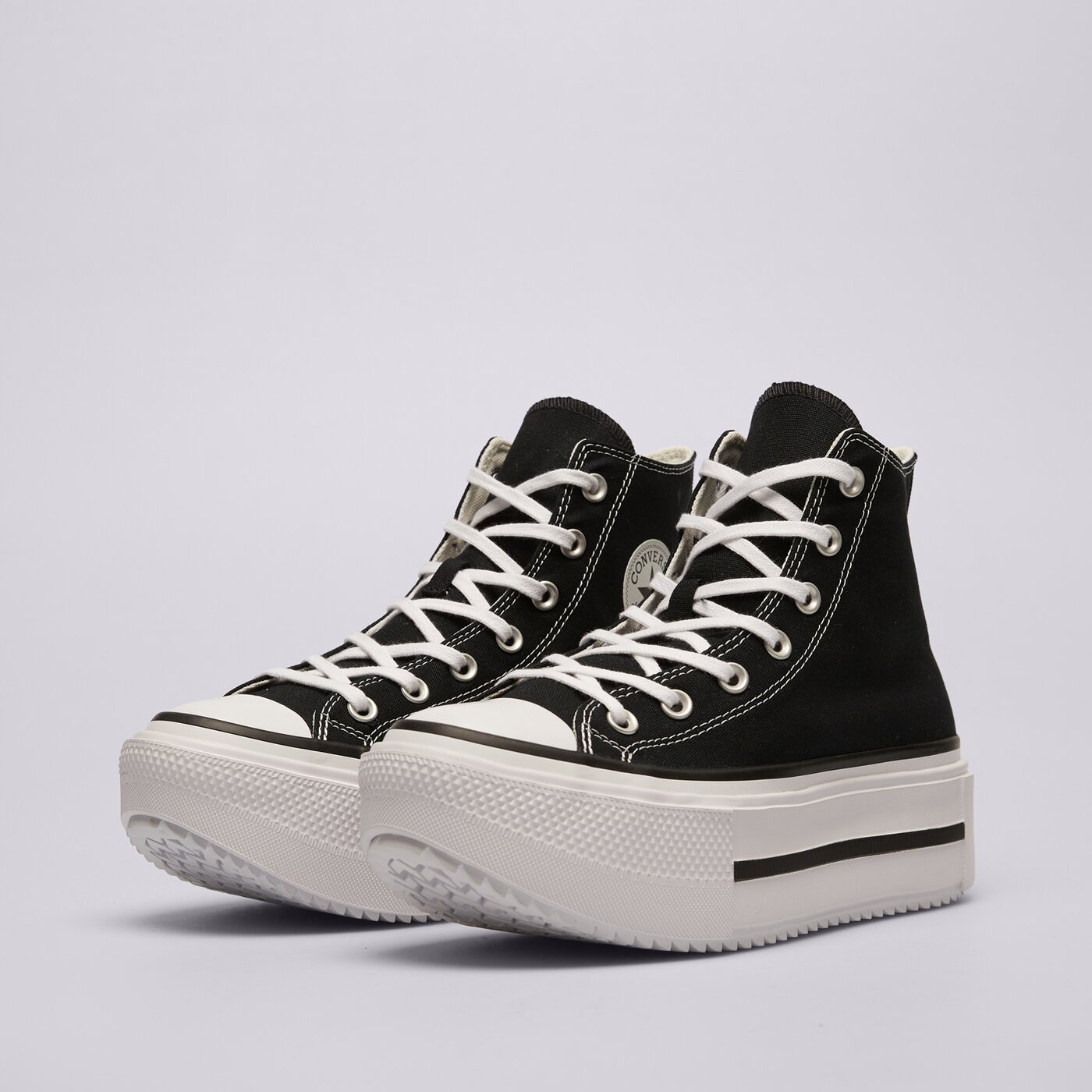 Дамски маратонки CONVERSE CHUCK TAYLOR ALL STAR LIFT DOUBLE STACK a12975c цвят черен