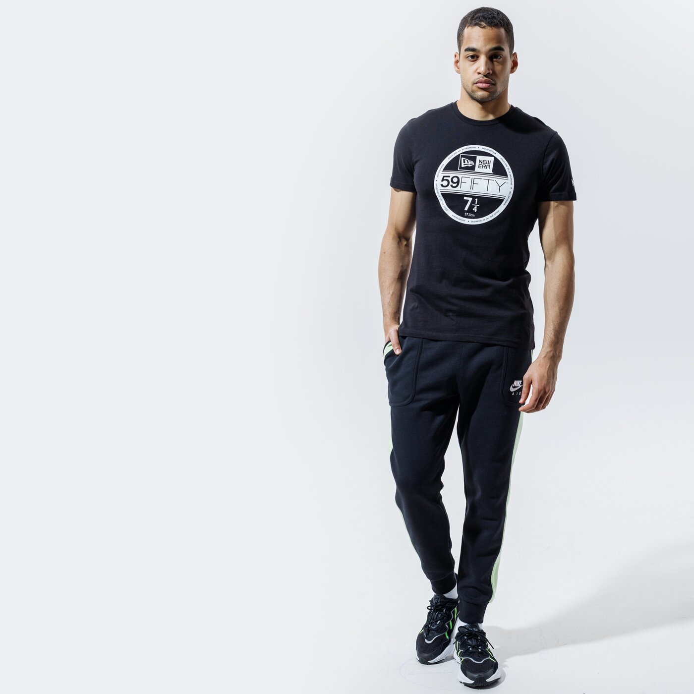 Мъжка тениска NEW ERA ТЕНИСКА VISOR STICKER BLK TEE PROGRAM 12506366 цвят черен