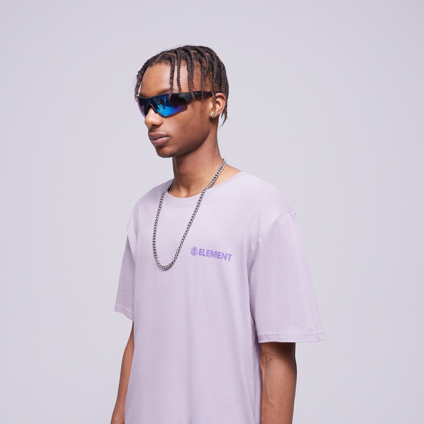 Мъжка тениска ELEMENT ТЕНИСКА BLAZIN CHEST SS elyzt00153pjt0 цвят виолетов