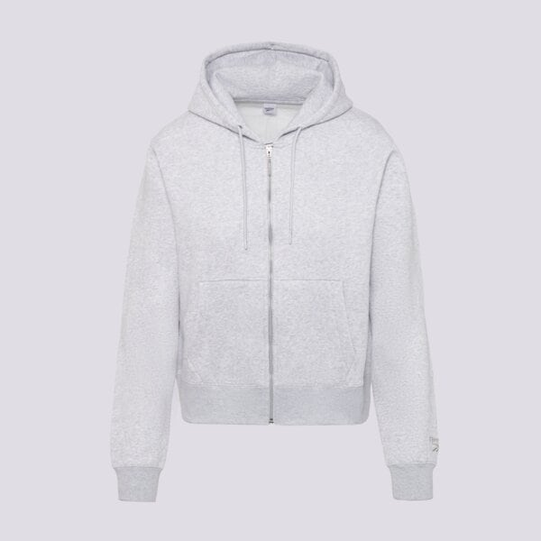 Дамски суичър REEBOK СУИТЧЪР СЪС ЗАКОПЧАВАНЕ   С КАЧУЛКА ARIANA THROUGH 100241270 цвят сив