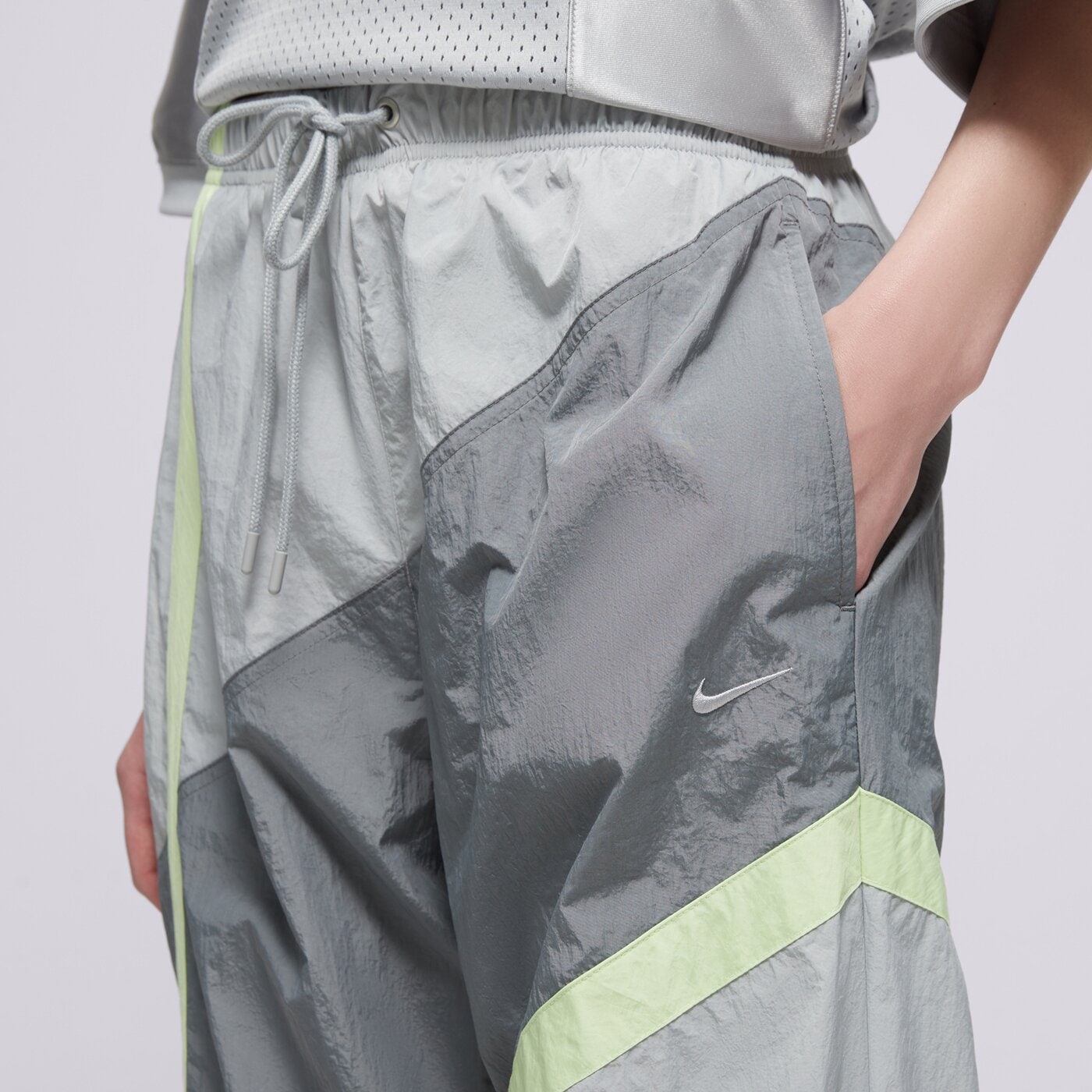 Дамски панталони NIKE ПАНТАЛОНИ W NSW STREET WVN OH PANT hj4178-084 цвят сив