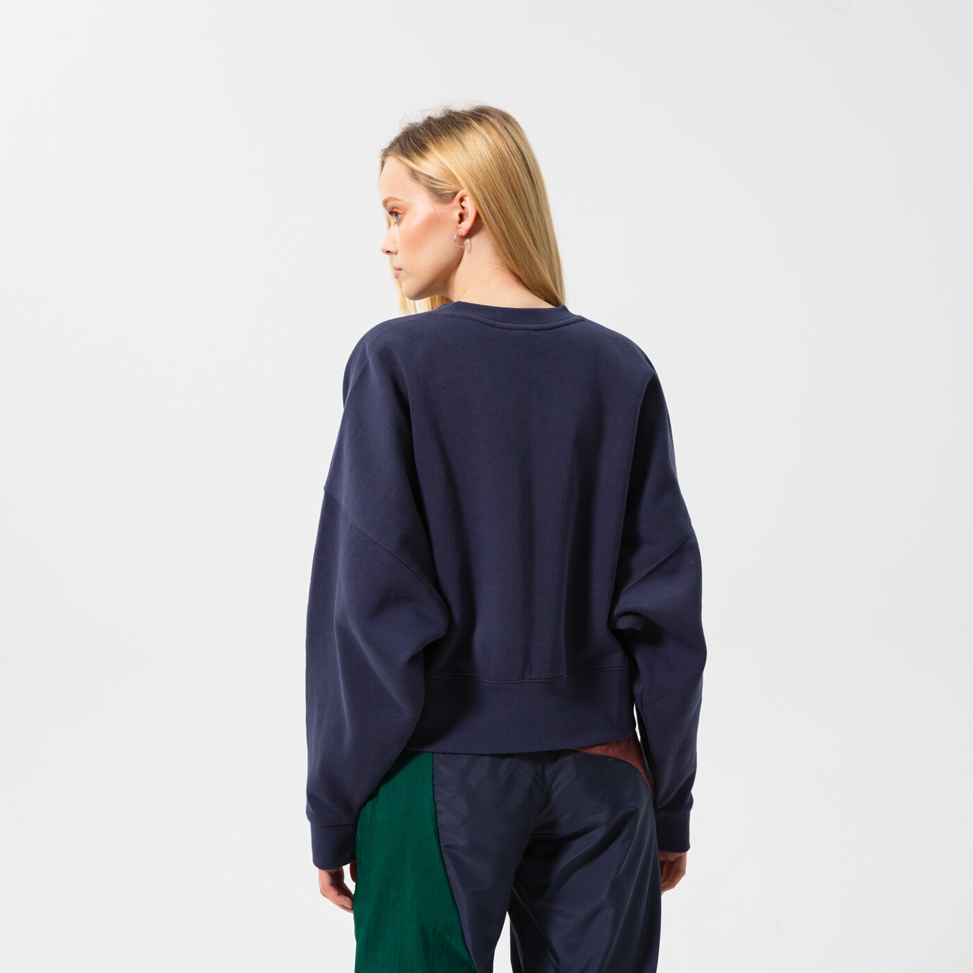 Дамски суичър ADIDAS СУИТЧЪР SWEATSHIRT hf7481 цвят тъмносин