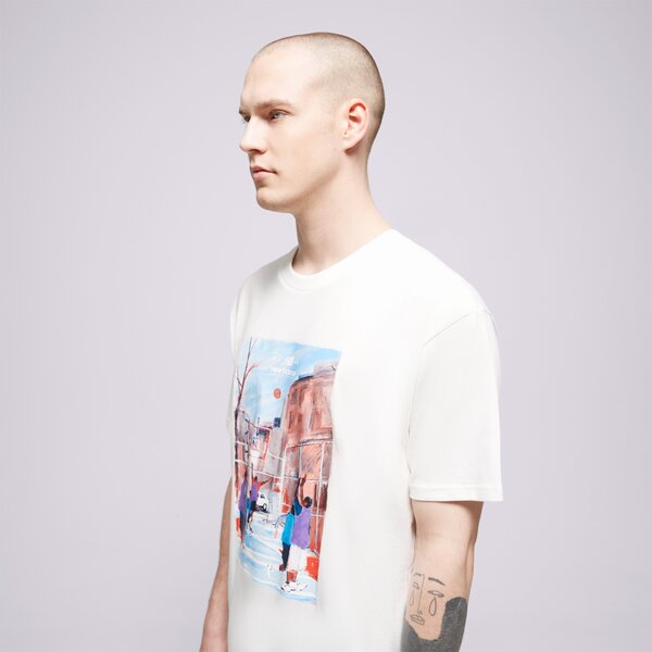 Мъжка тениска NEW BALANCE ТЕНИСКА HOOPS GRAPHIC COTTON JERSE mt31583sst цвят многоцветен