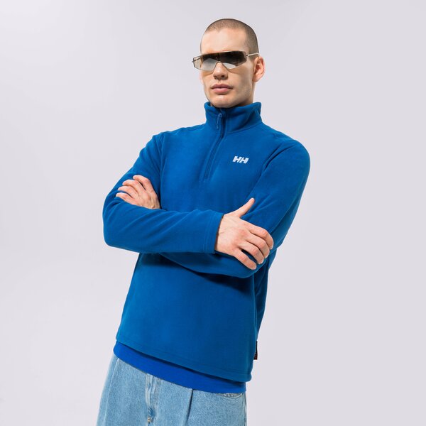 Мъжки суичър HELLY HANSEN СУИТЧЪР DAYBREAKER 1/2 ZIP FLEECE 50844606 цвят тъмносин
