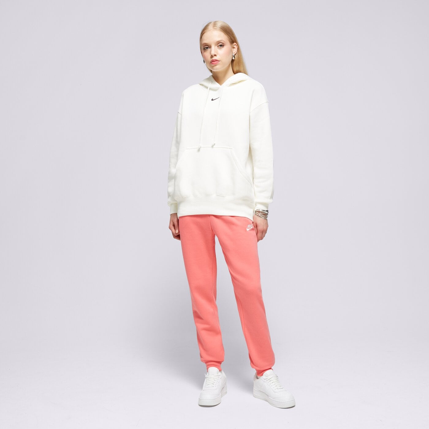 Дамски панталони NIKE ПАНТАЛОНИ W NSW CLUB FLC MR STD dq5191-894 цвят розов