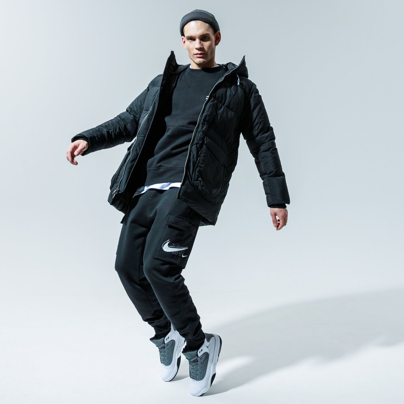 Мъжки суичър JORDAN СУИТЧЪР JUMPMAN AIR ct3455-011 цвят тъмносин