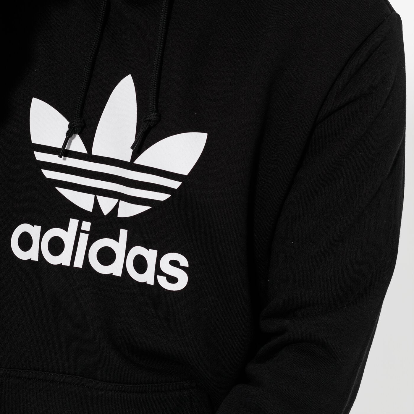 Мъжки суичър ADIDAS СУИТЧЪР С КАЧУЛКА TREFOIL HOODIE ADICOLOR ADICOLOR dt7964 цвят черен