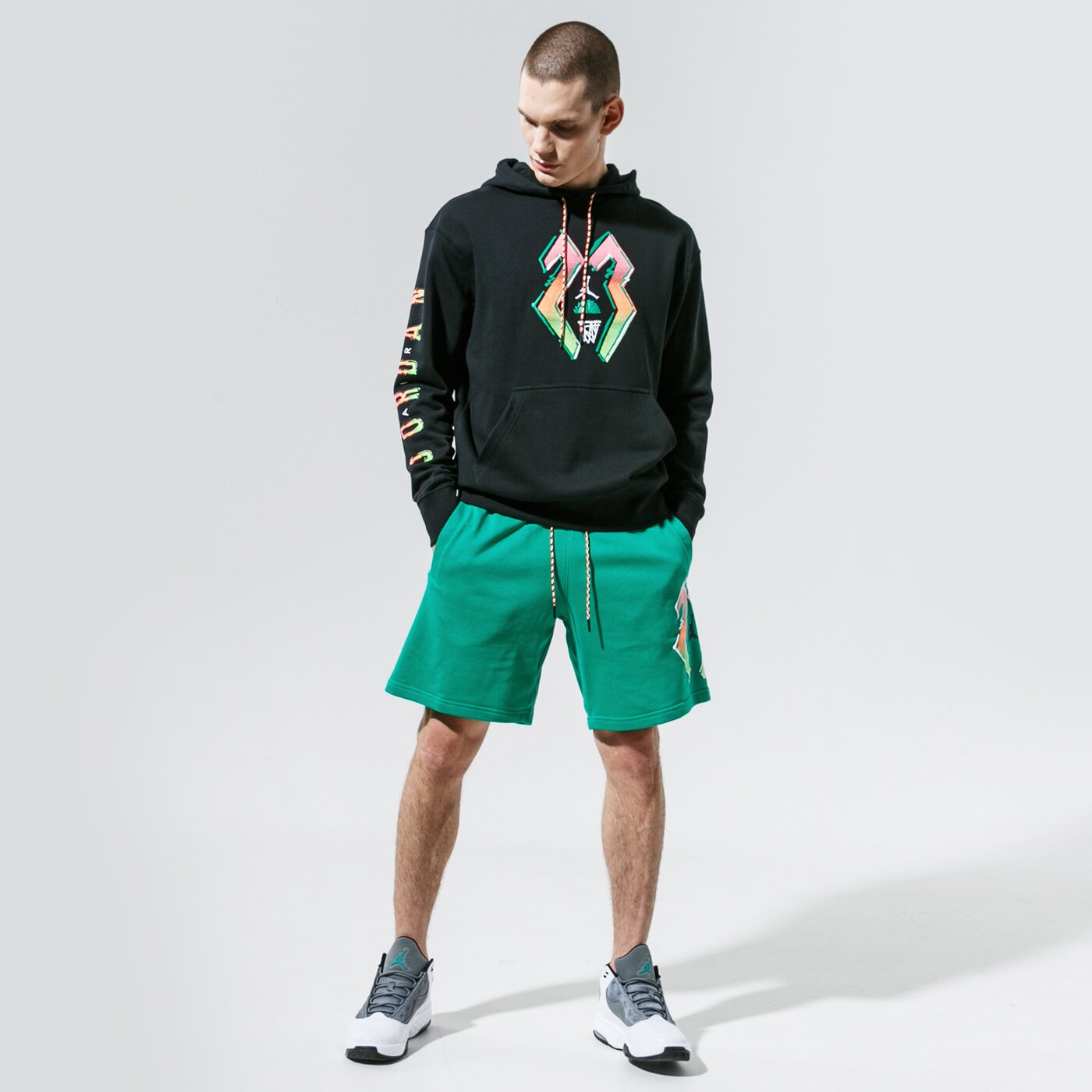 Мъжки къси панталони JORDAN ШОРТИ SPORT DNA cz4847-372 цвят зелен