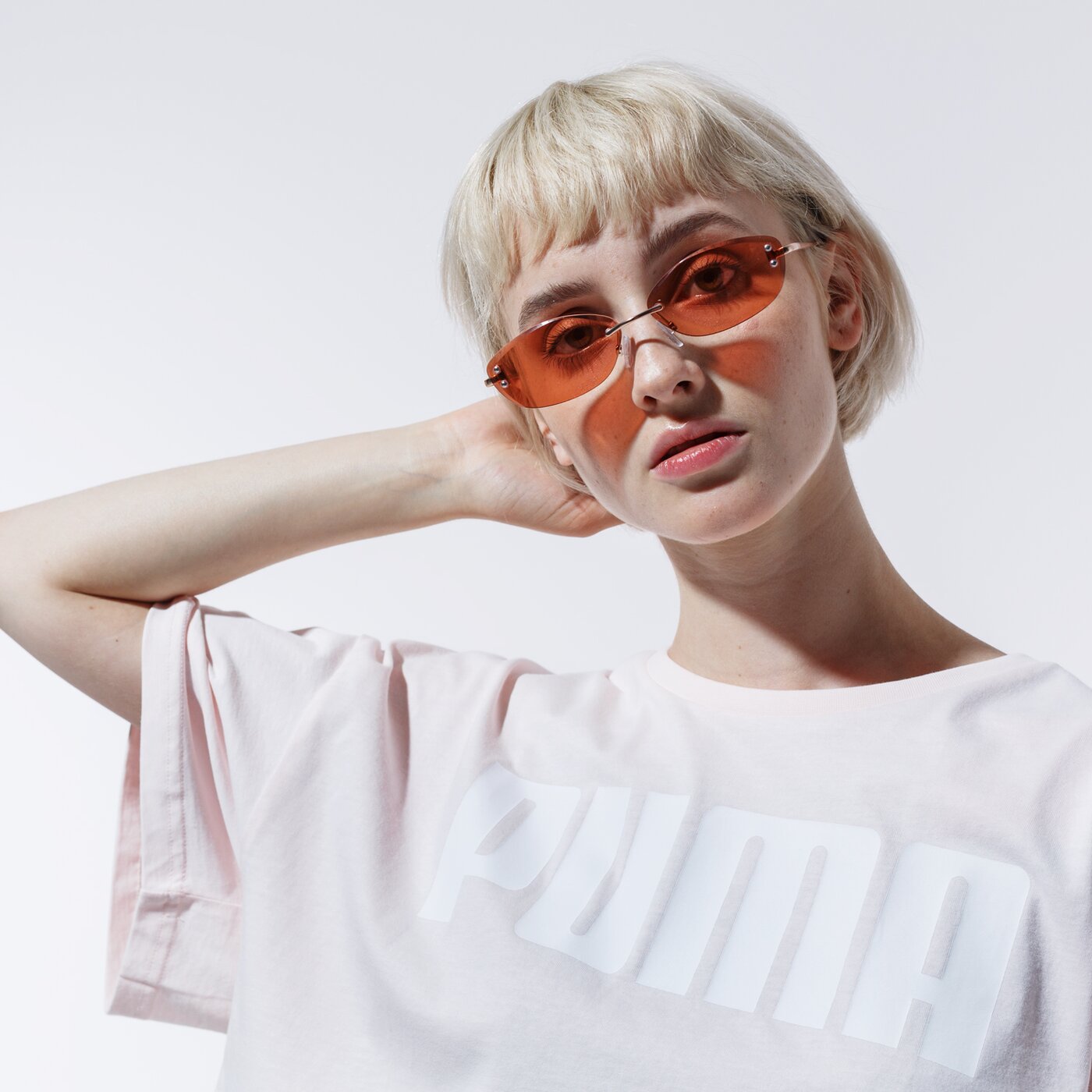 Дамска тениска PUMA ТЕНИСКА REBEL FASHION TEE 58130817 цвят розов