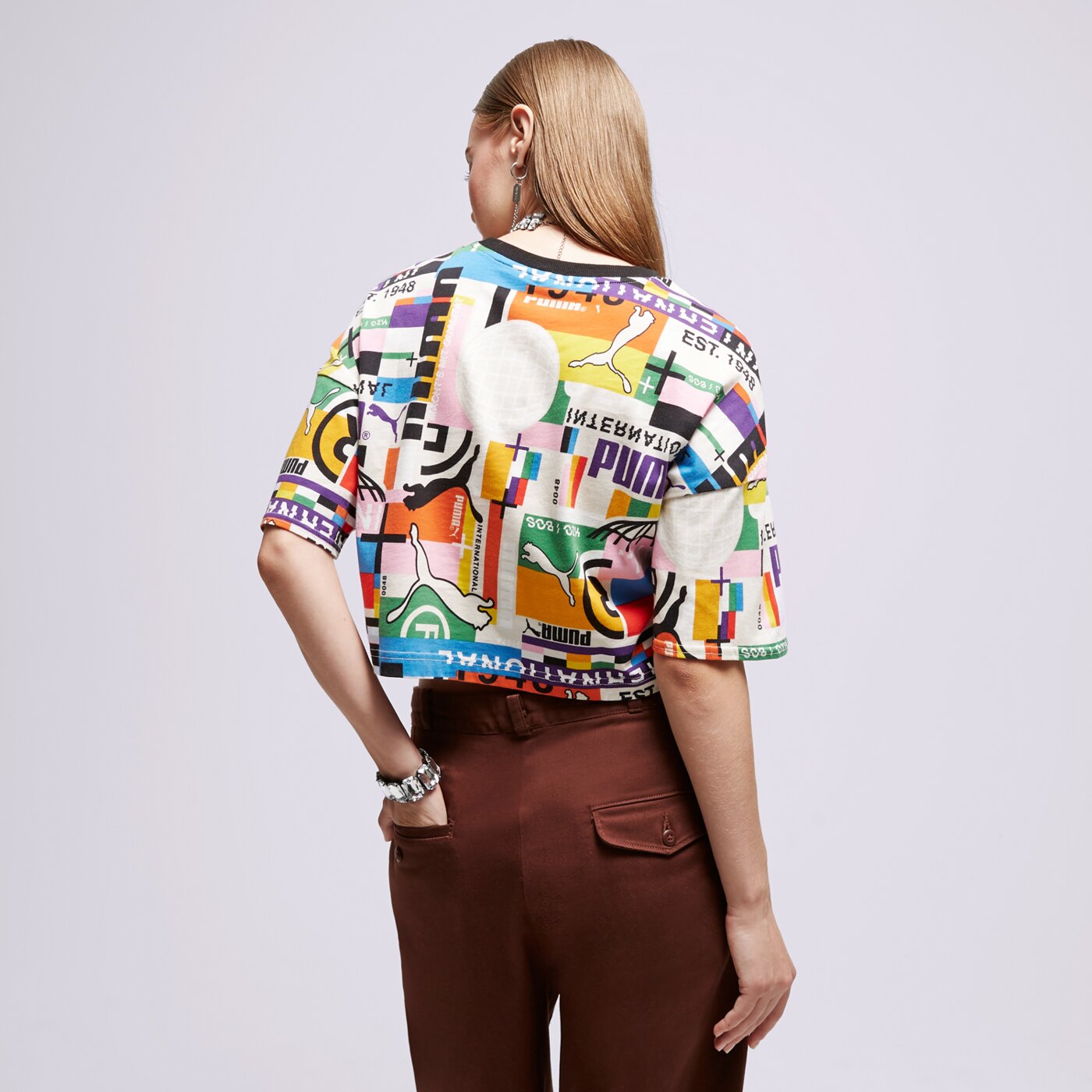 Дамска тениска PUMA ТЕНИСКА 530740 530740 02 цвят многоцветен